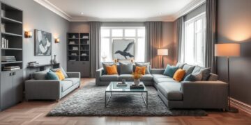 grey living room