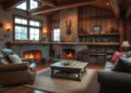 rustic living room