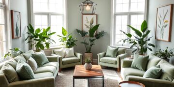 sage green living room