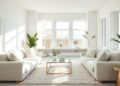 white living room